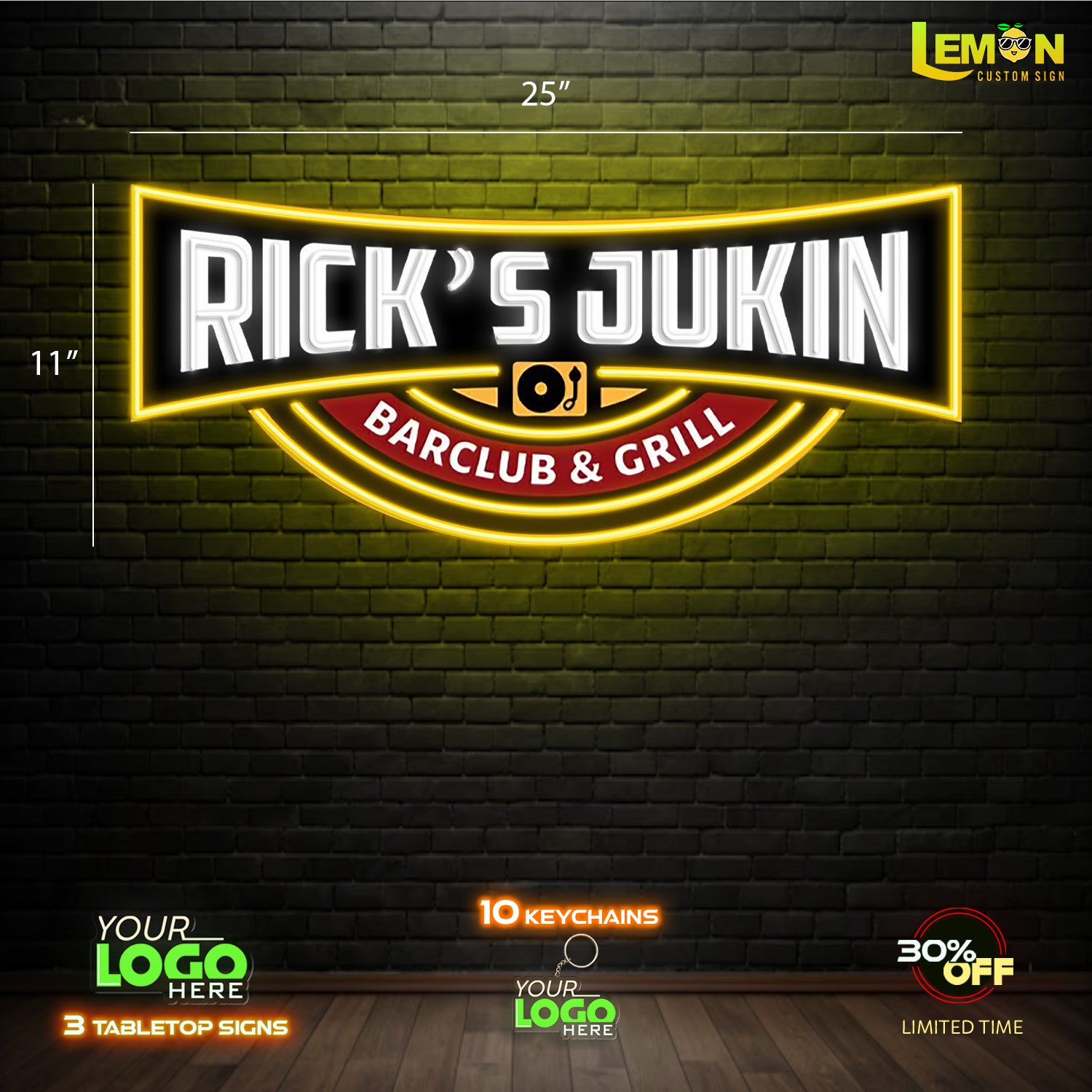 RICK'S JUKIN | LED NEON SIGN