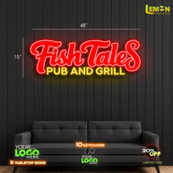 Fish Tales Pub and Grill | LED NEON SIGN (2 SIGNS INDOOR)
