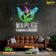 MAPLES' FLOWERS & DESIGNS | LED NEON SIGN