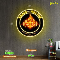 SOUNDS OF HOLY FIRE | LED NEON SIGN