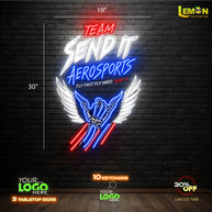 TEAM SEND IT AEROSPORTS | LED NEON SIGN