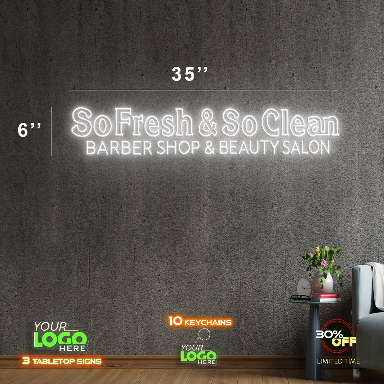 SO FRESH & SO CLEAN | LED NEON SIGN