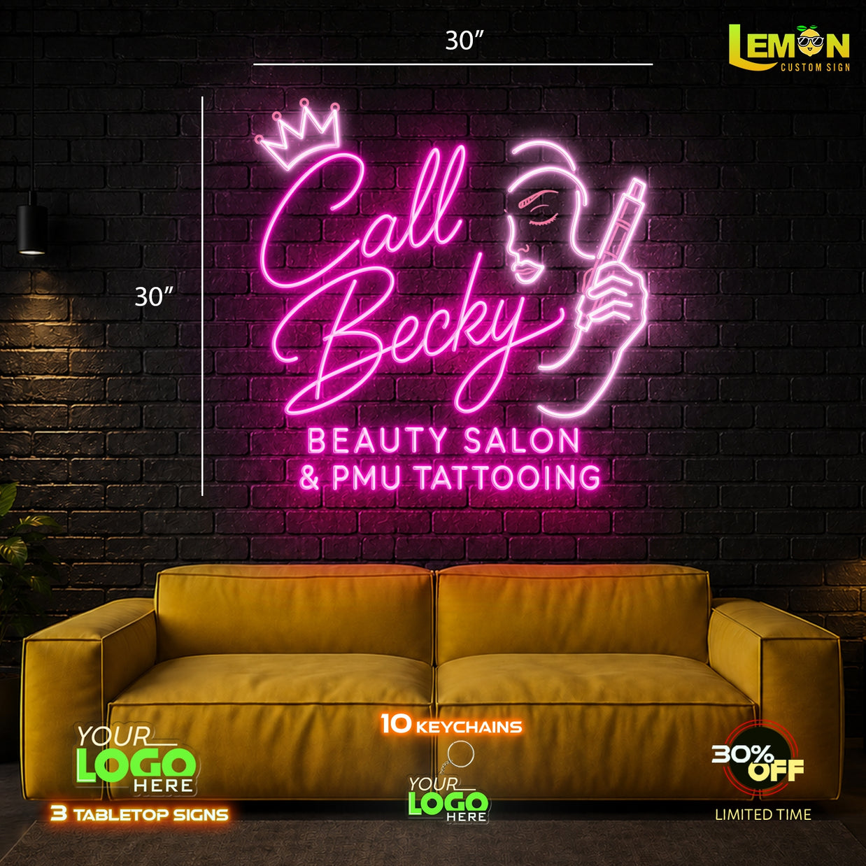 Call Becky | LED NEON SIGN