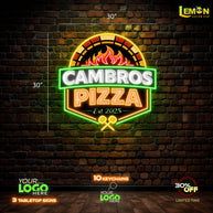 CAMBROS PIZZA | LEMON NEON SIGN