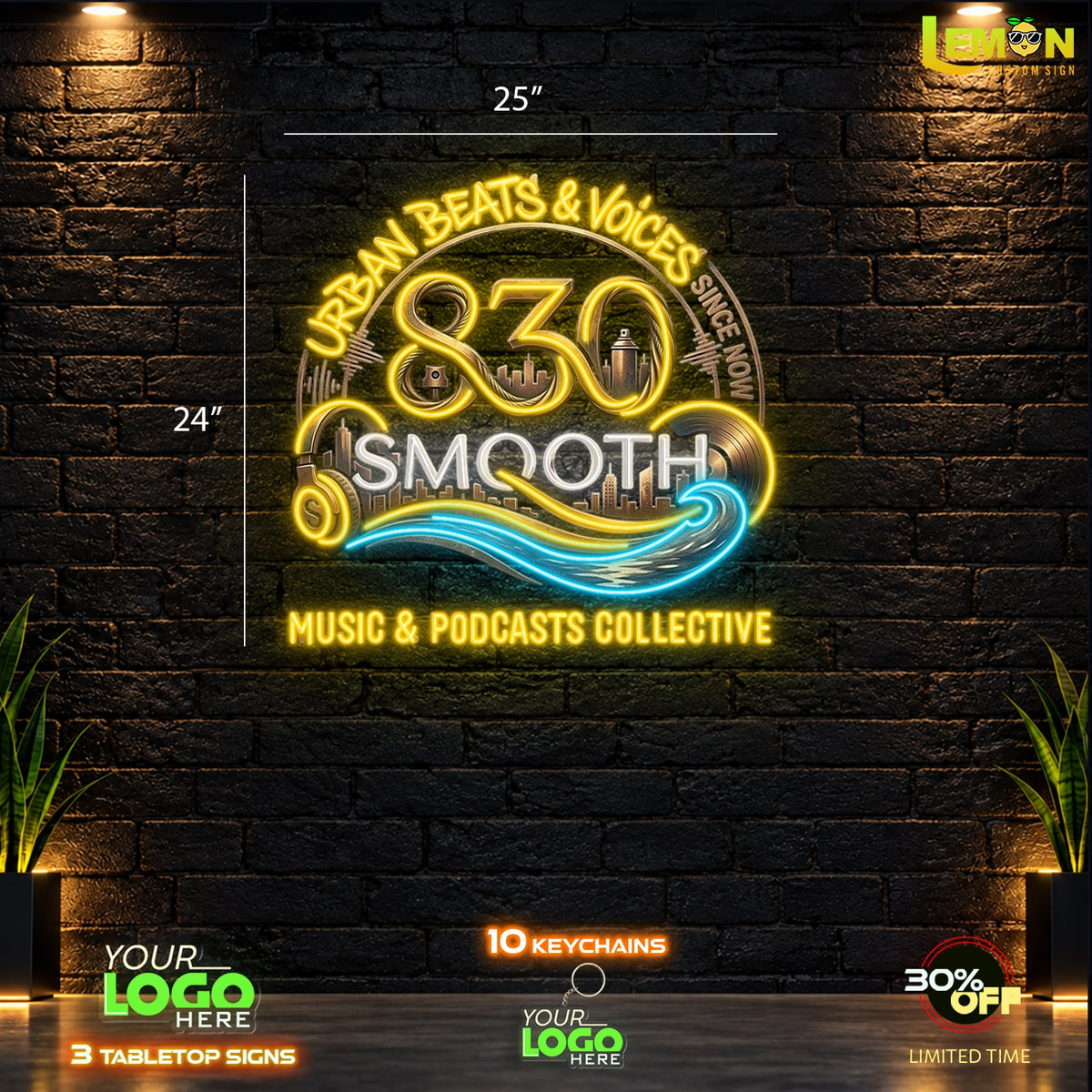 830 SMOOTH | LED NEON SIGN