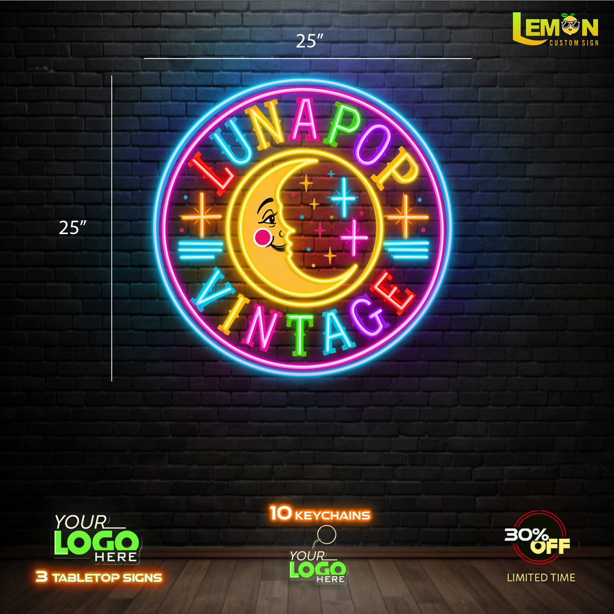 LUNAPOP VINTAGE | LED NEON SIGN