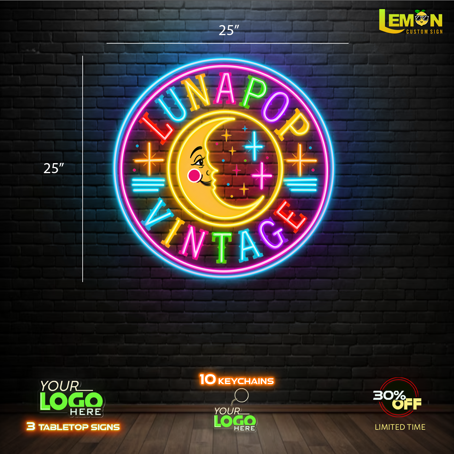 LUNAPOP VINTAGE | LED NEON SIGN
