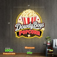 Dowdy Boys Popcorn | LED NEON SIGN