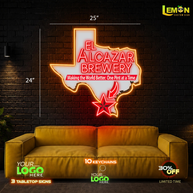 EL ALCAZAR BREWERY | LEMON NEON SIGN (OUTDOOR)