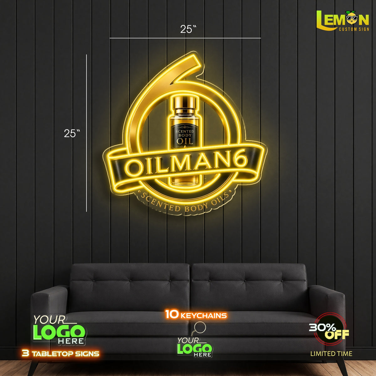 OIL MAN 6 | LED NEON SIGN