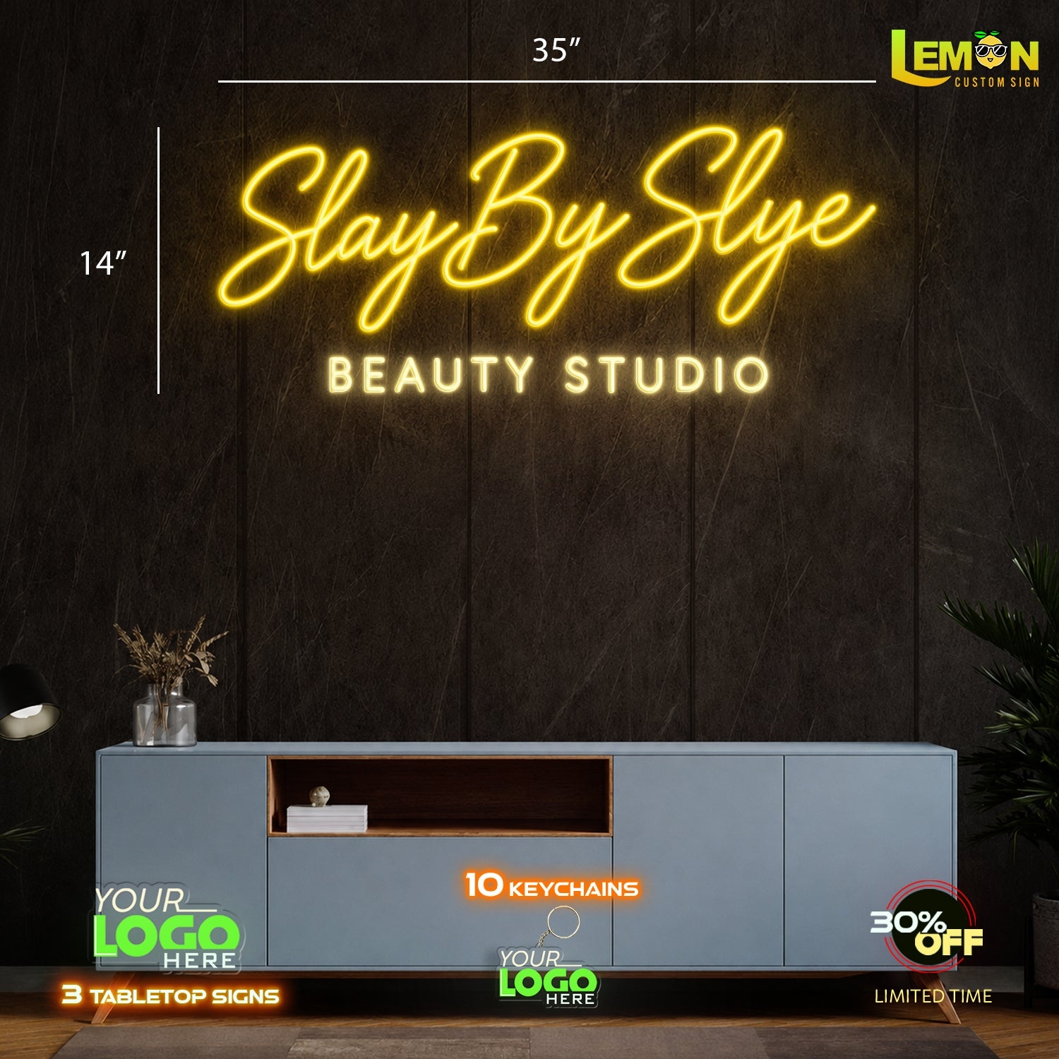 Slay by Slye | LED NEON SIGN 35 INCH