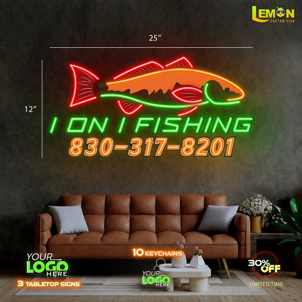 / ON / FISHING | LED NEON SIGN