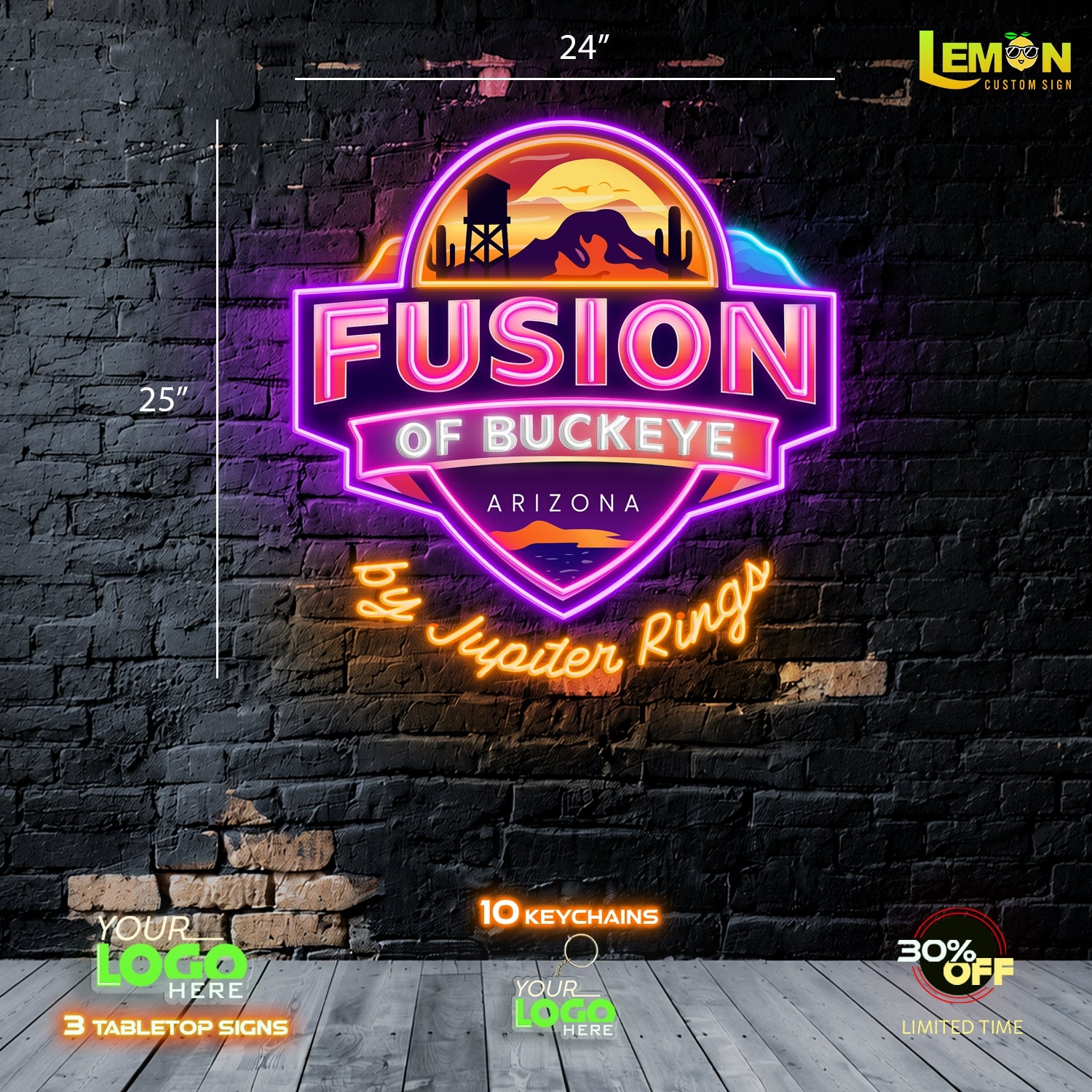 FUSION OF BUCKEYE | LED NEON SIGN
