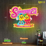 Squeeze E's | LED NEON SIGN