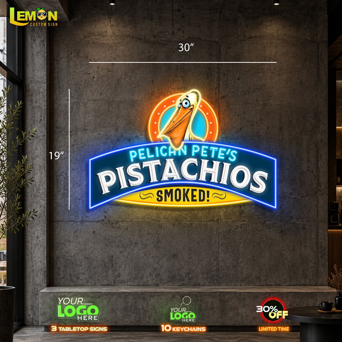 PISTACHIOS | Led Neon Sign