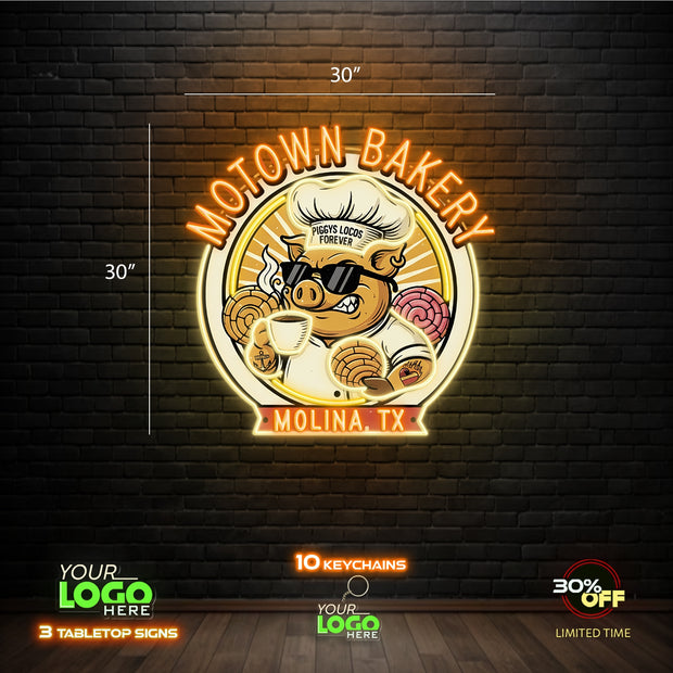 MOTOWN BAKERY | LED NEON SIGN 30"