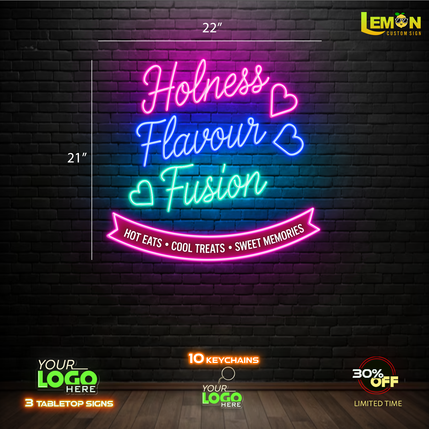 Holness Flavour Fusion | LED NEON SIGN