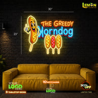 THE GREEDY | LED NEON SIGN (OUTDOOR)