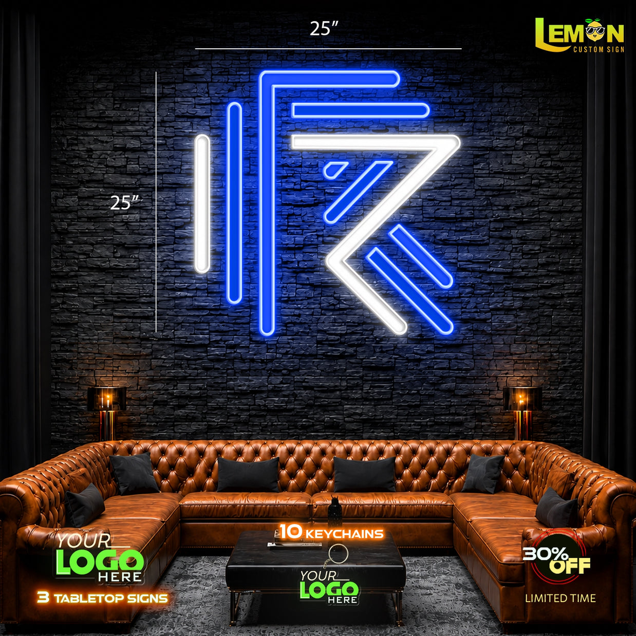 R |Led Neon Sign ( 2 SIGNS )