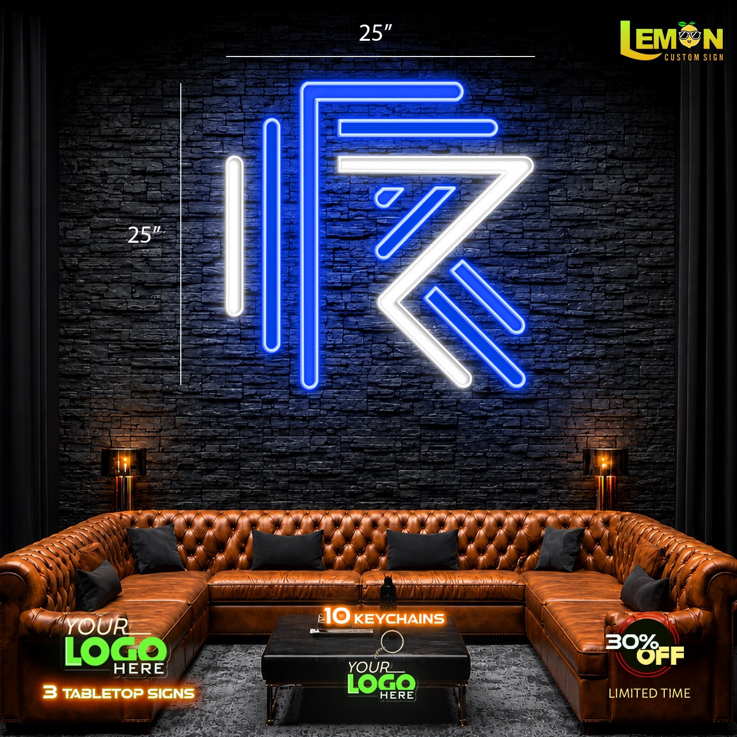 R |Led Neon Sign ( 2 SIGNS )