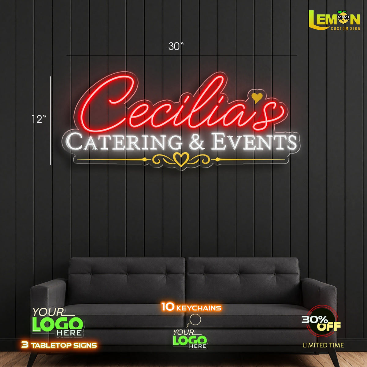 Cecilia Catering & Events  | LED NEON SIGN