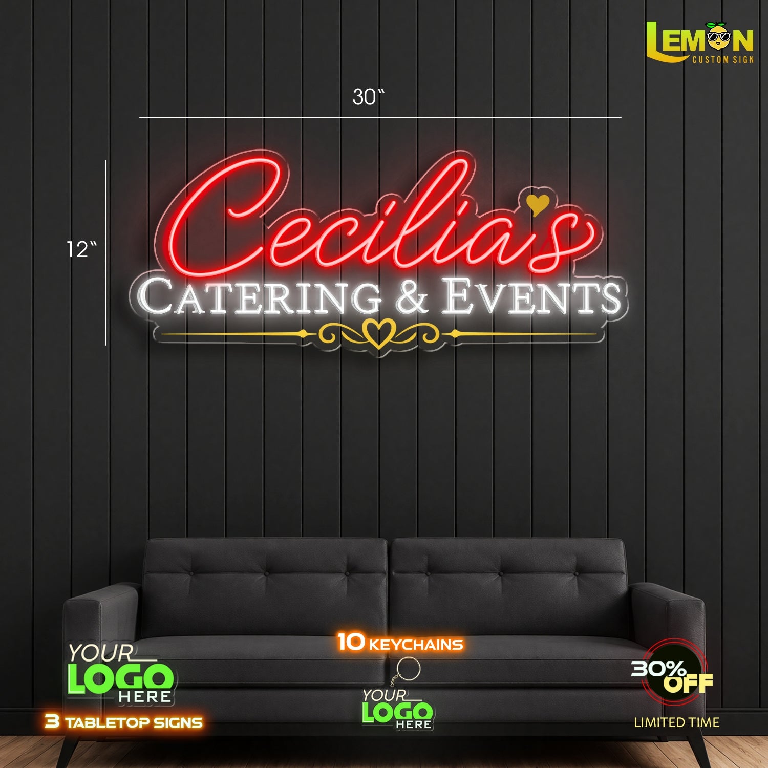 Cecilia Catering & Events  | LED NEON SIGN