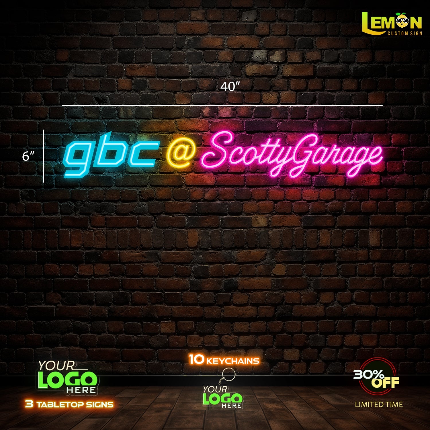 gbc@ ScottysGarage | LED NEON SIGN