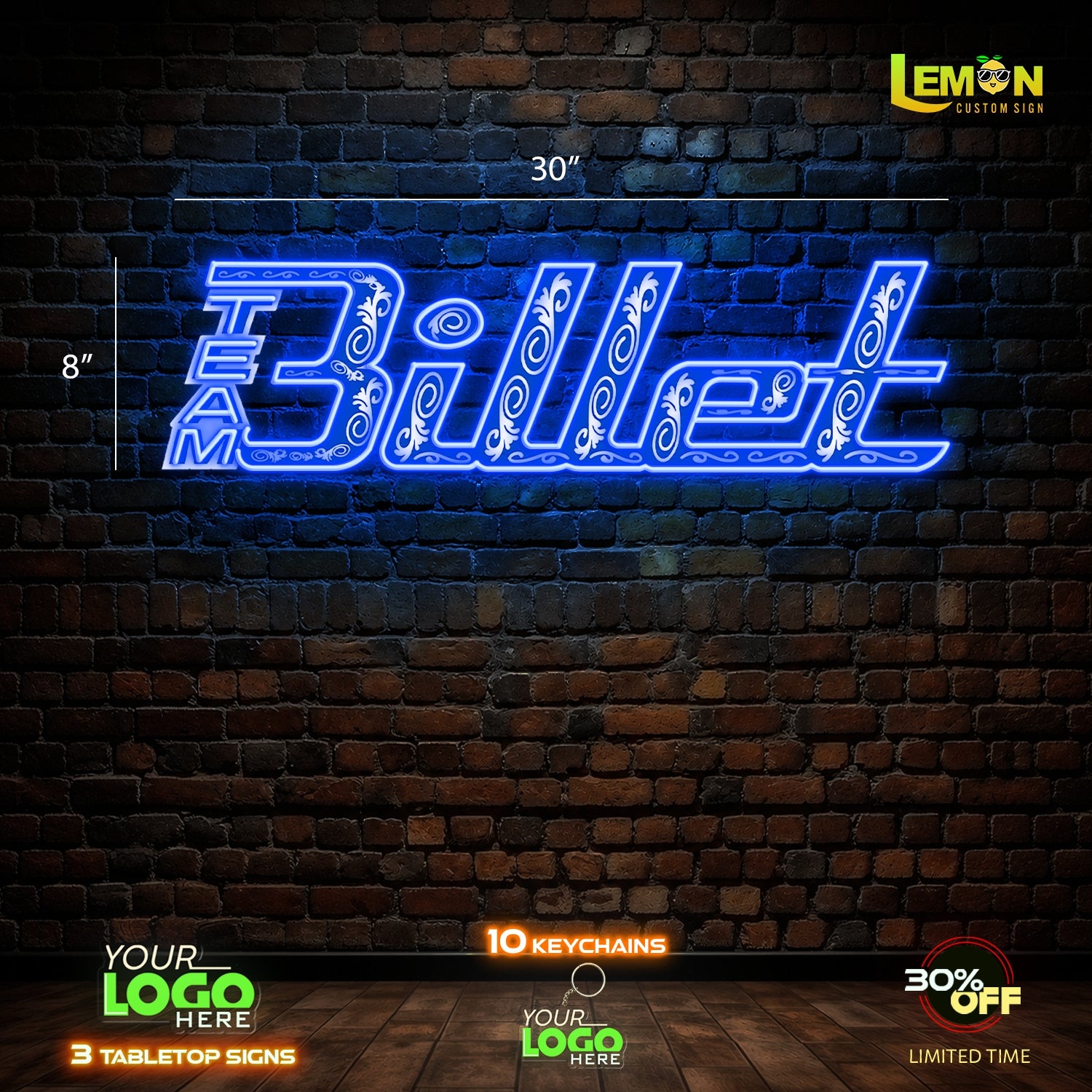 Team Billet | LED NEON SIGN