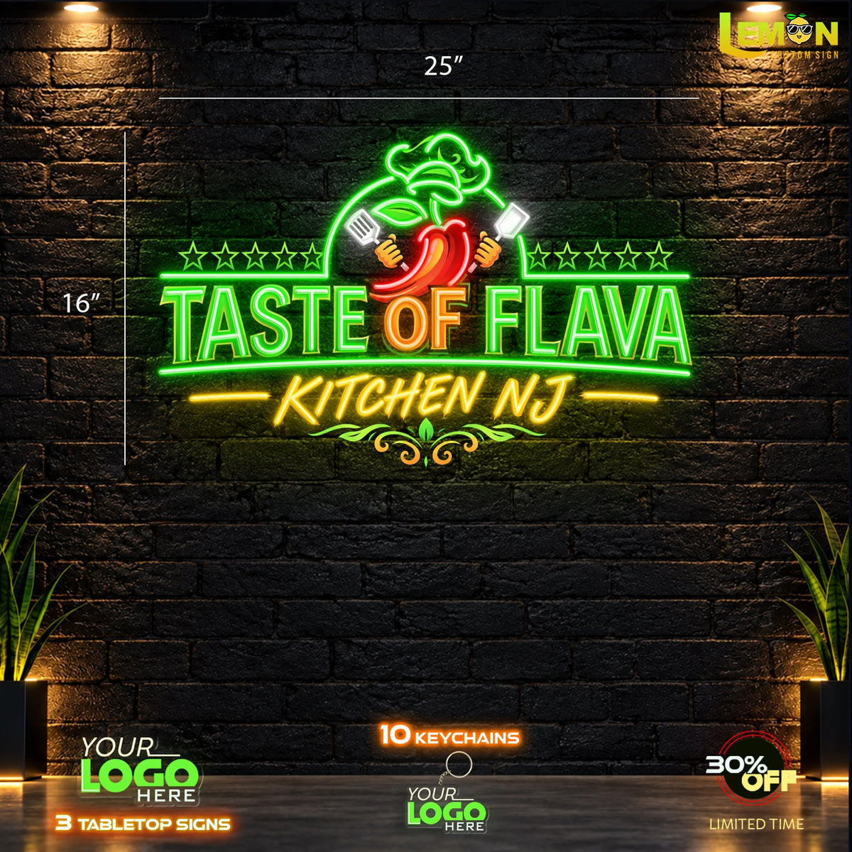 Taste of Flava | LED NEON SIGN