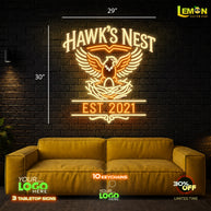 HAWK'S NEST | LED NEON SIGN