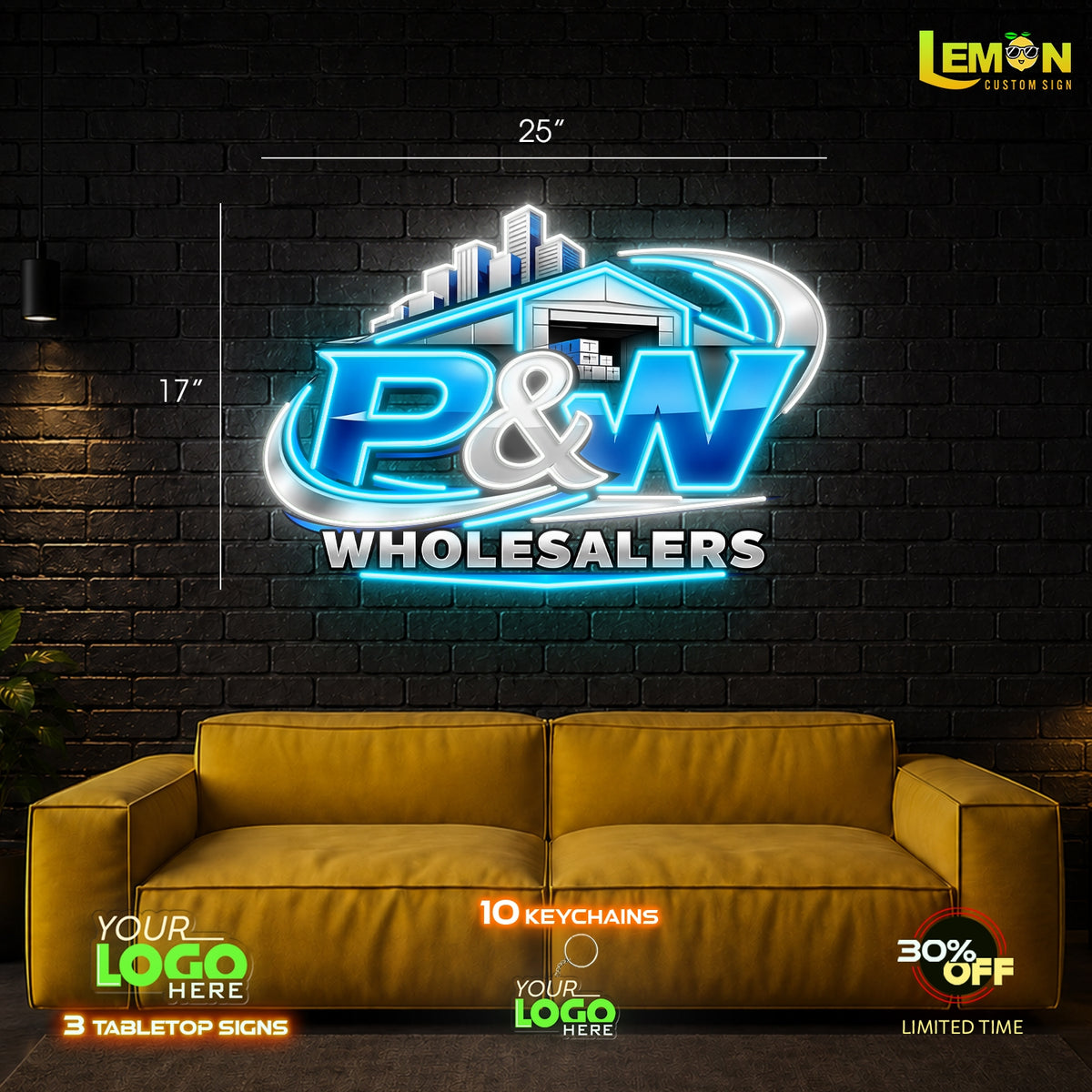 P & W WHOLESALERS | LED NEON SIGN