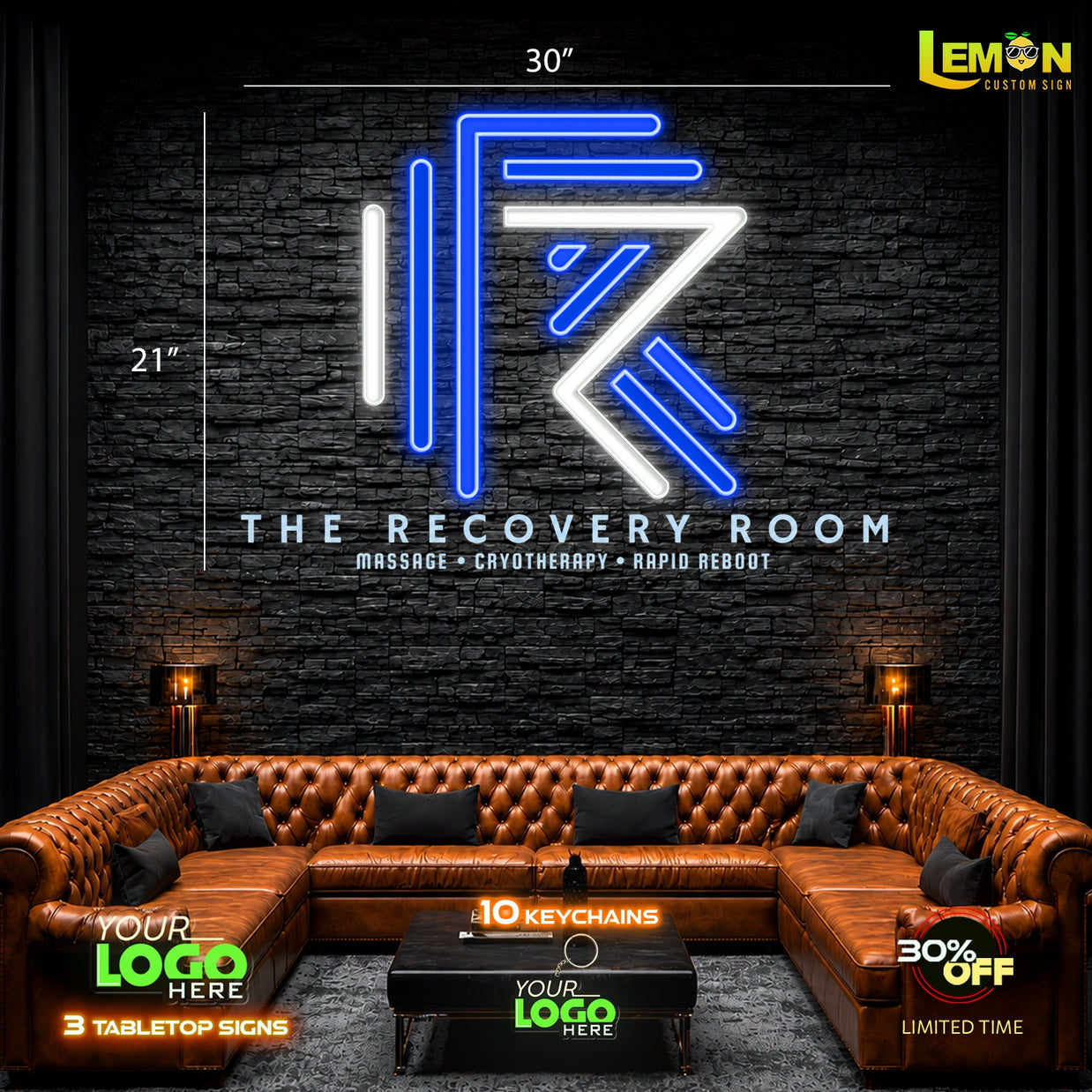 R |Led Neon Sign ( 2 SIGNS )