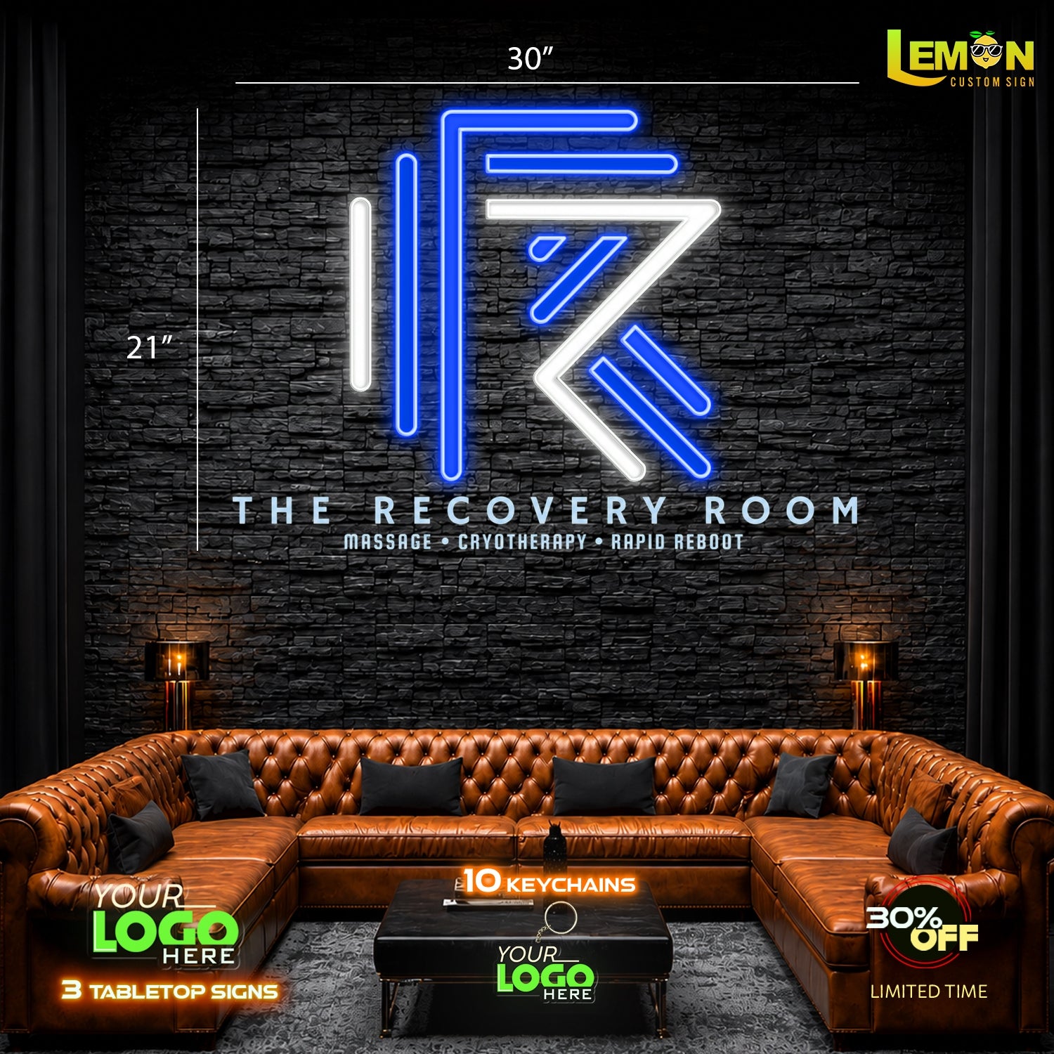 R |Led Neon Sign ( 2 SIGNS )