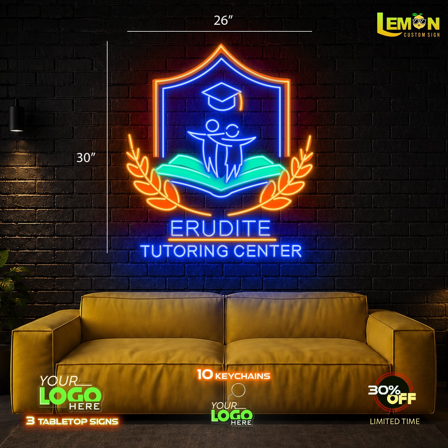 ERUDITE TUTORING CENTER | LED NEON SIGN