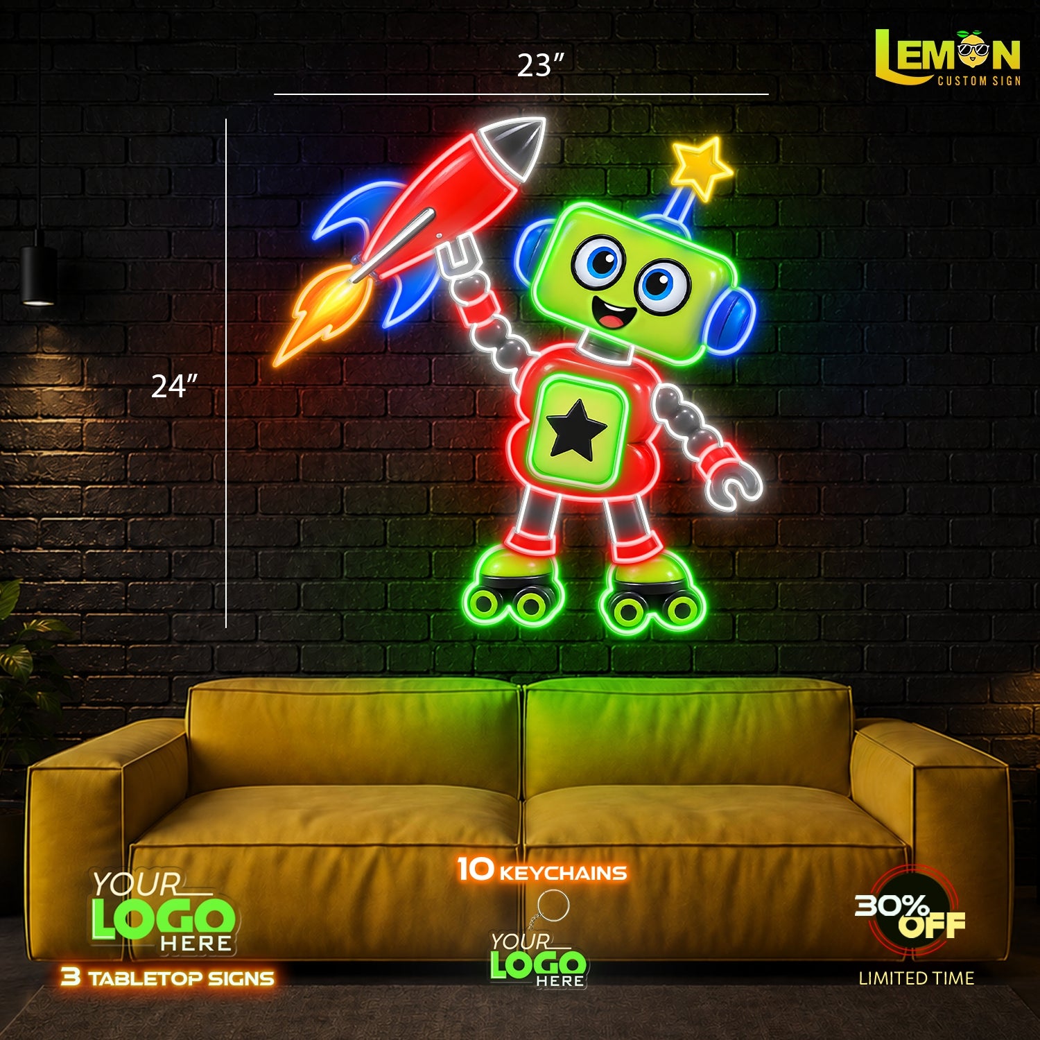 A Robot | LED NEON SIGN