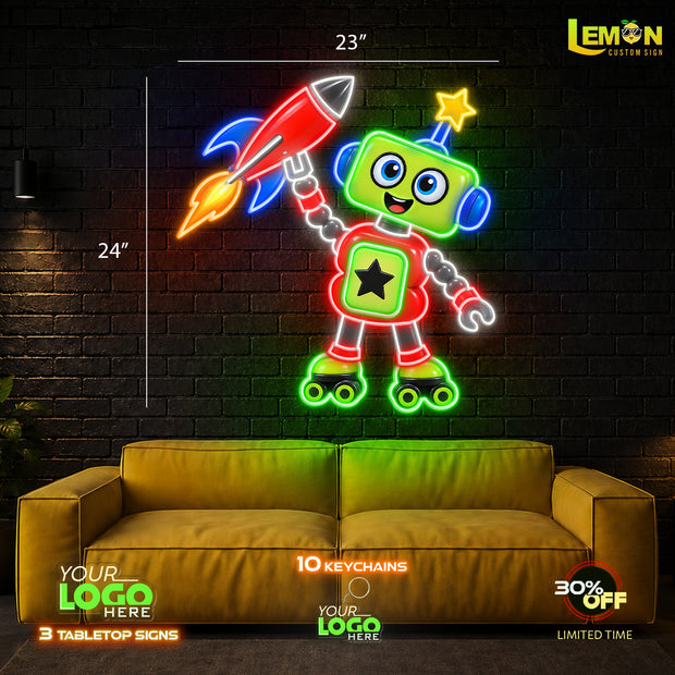 A Robot | LED NEON SIGN