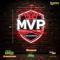 MVP GROOMING | LED NEON SIGN 30 INCH