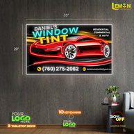 DANIEL'S WINDOW TINT | LED NEON SIGN