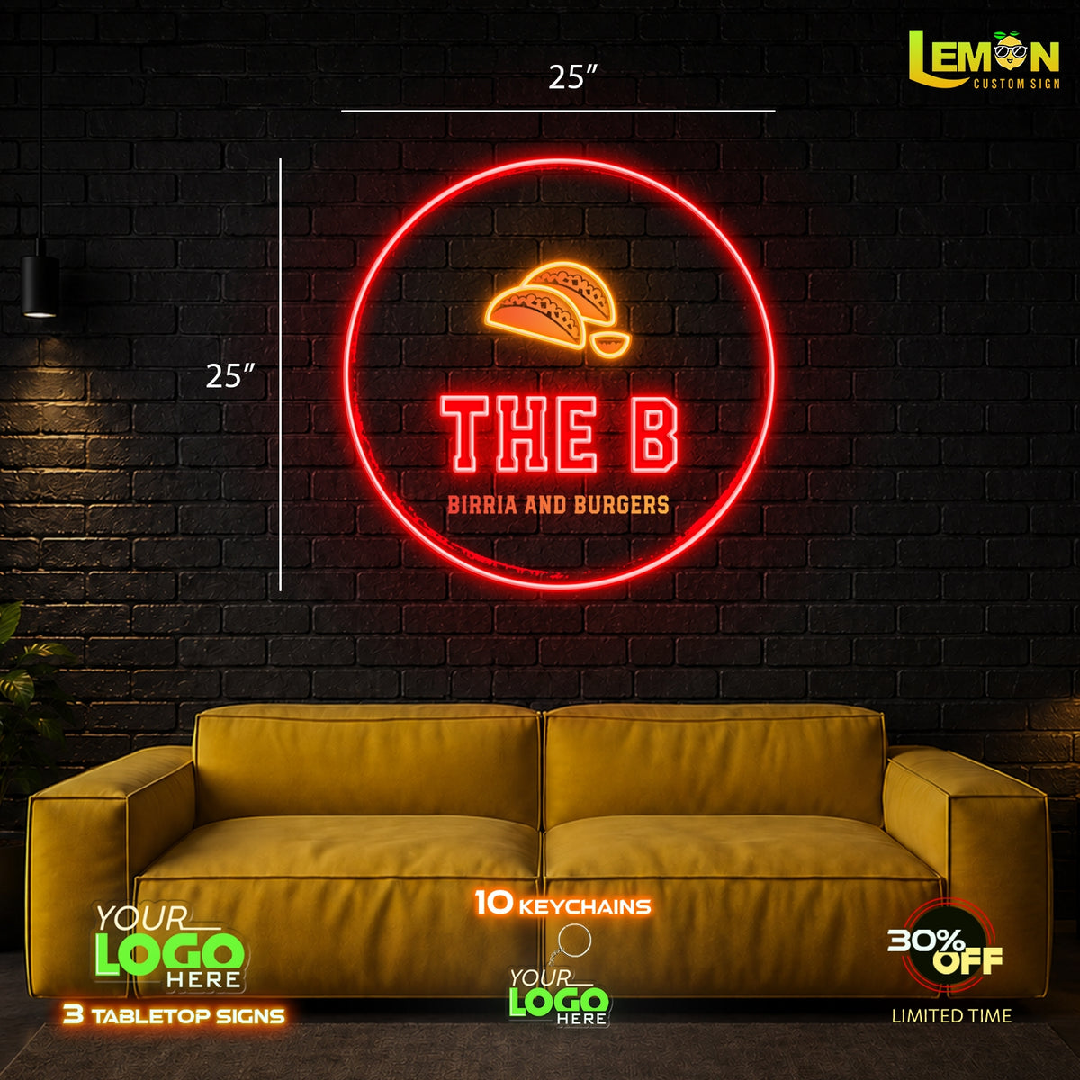 THE B | LED NEON SIGN