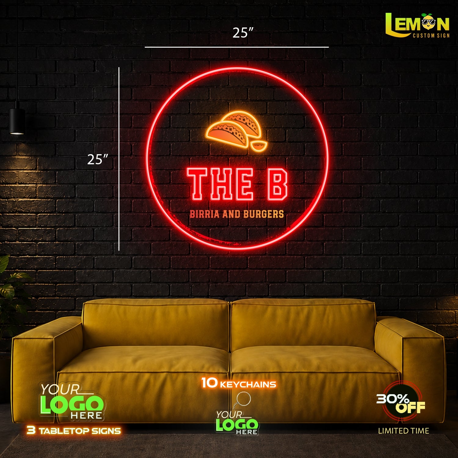 THE B | LED NEON SIGN