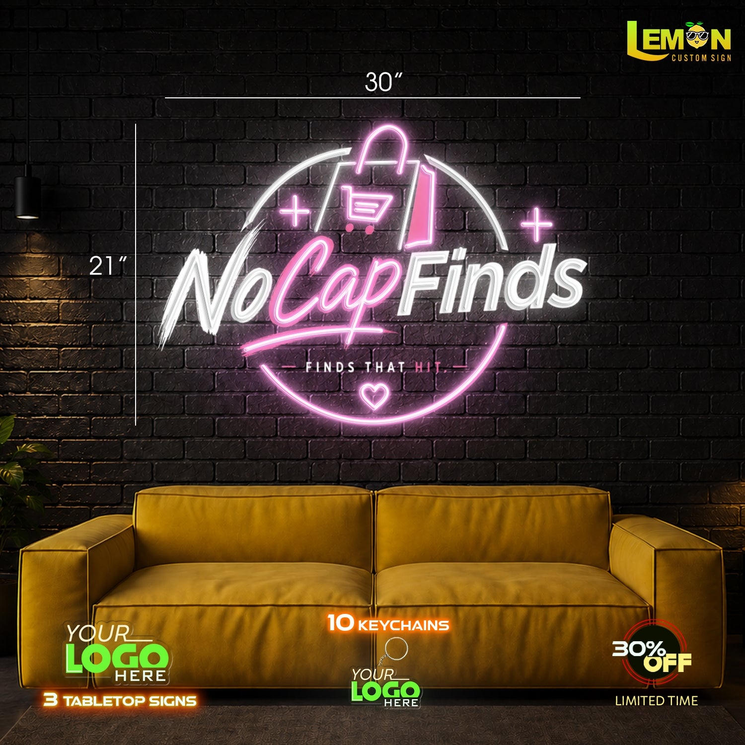 No Cap Finds | LED NEON SIGN