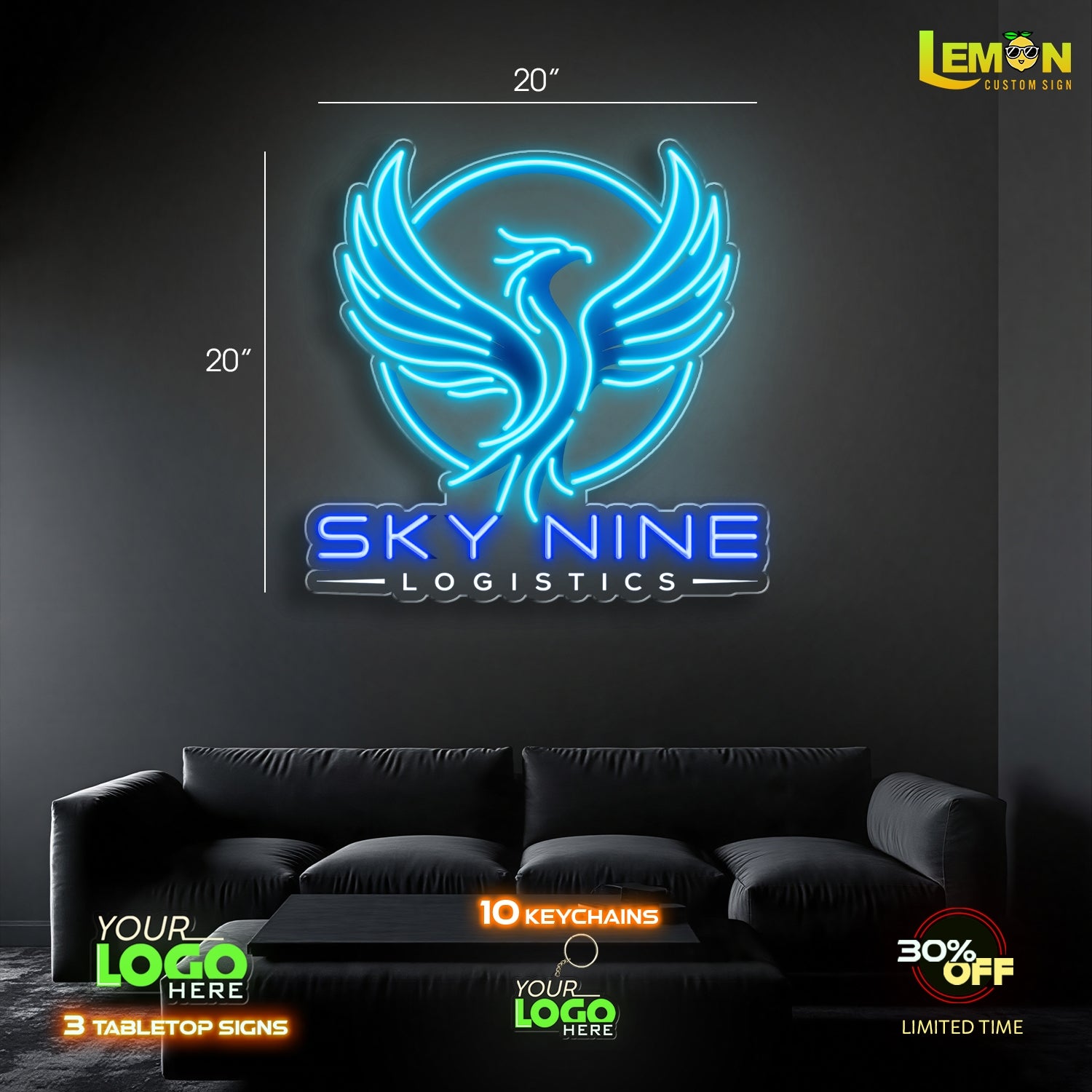 SKY NINE | LED NEON SIGN
