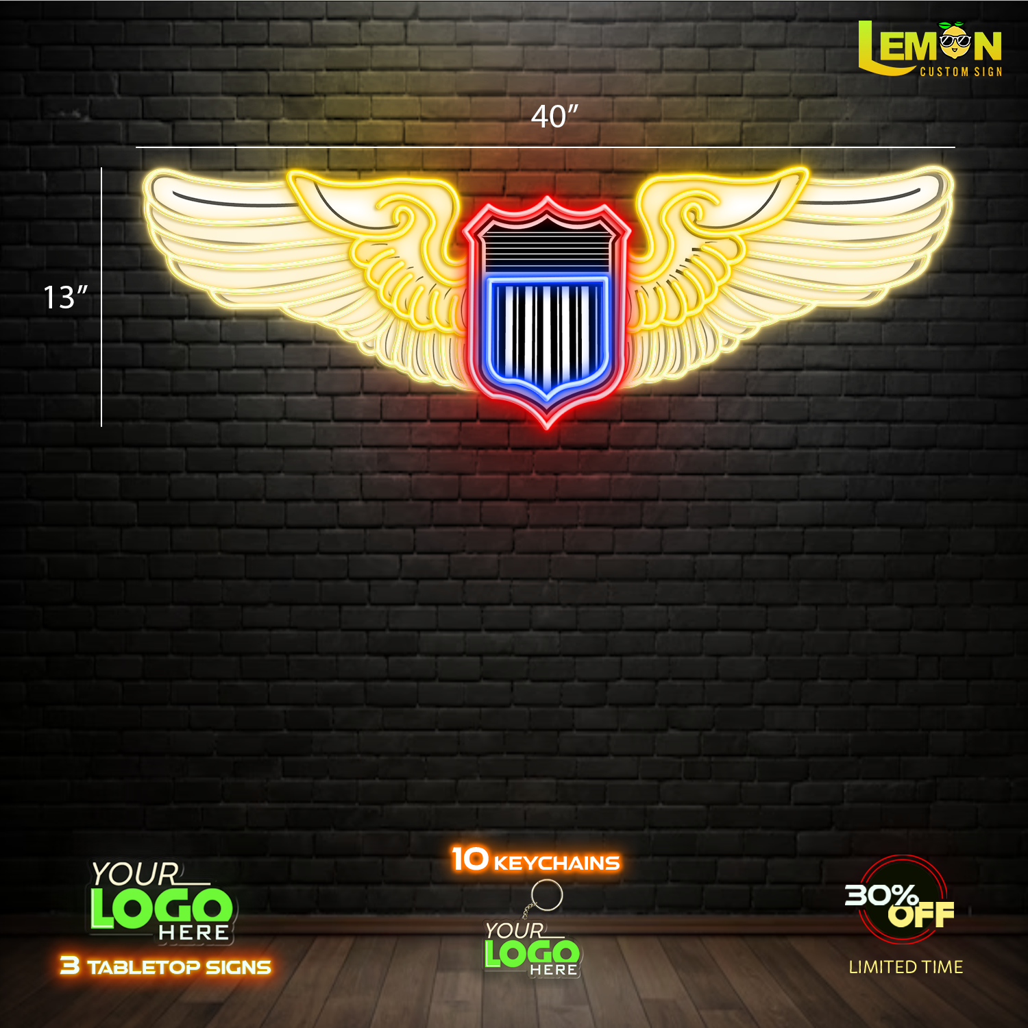 THE WINGS | LED NEON SIGN