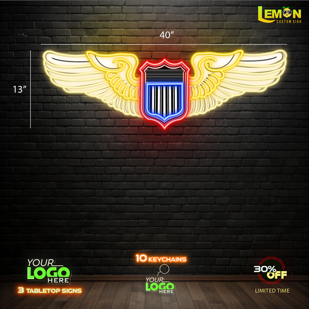 THE WINGS | LED NEON SIGN