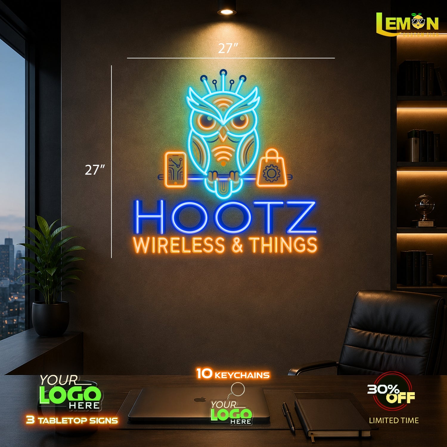 HOOTZ | LED NEON SIGN OUTDOOR