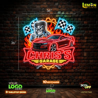 CHRIS'S GARAGE | LED NEON SIGN