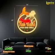 Fish Tales Pub and Grill | LED NEON SIGN (2 SIGNS INDOOR)