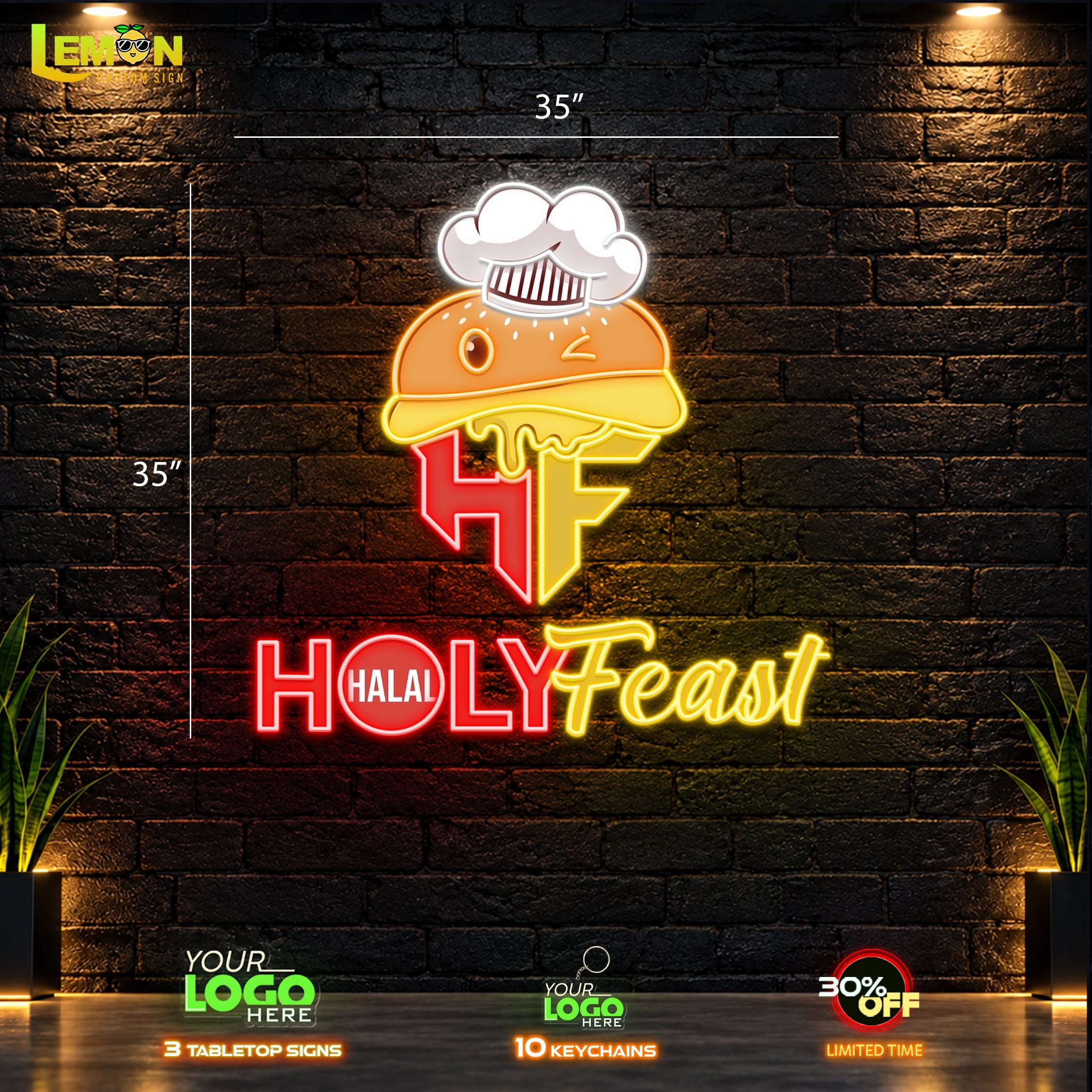 HOLY FEAST | Led Neon Sign