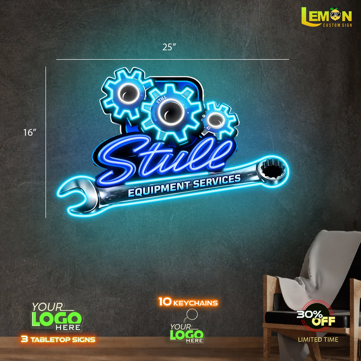 Stull Equipment Services | LED NEON SIGN