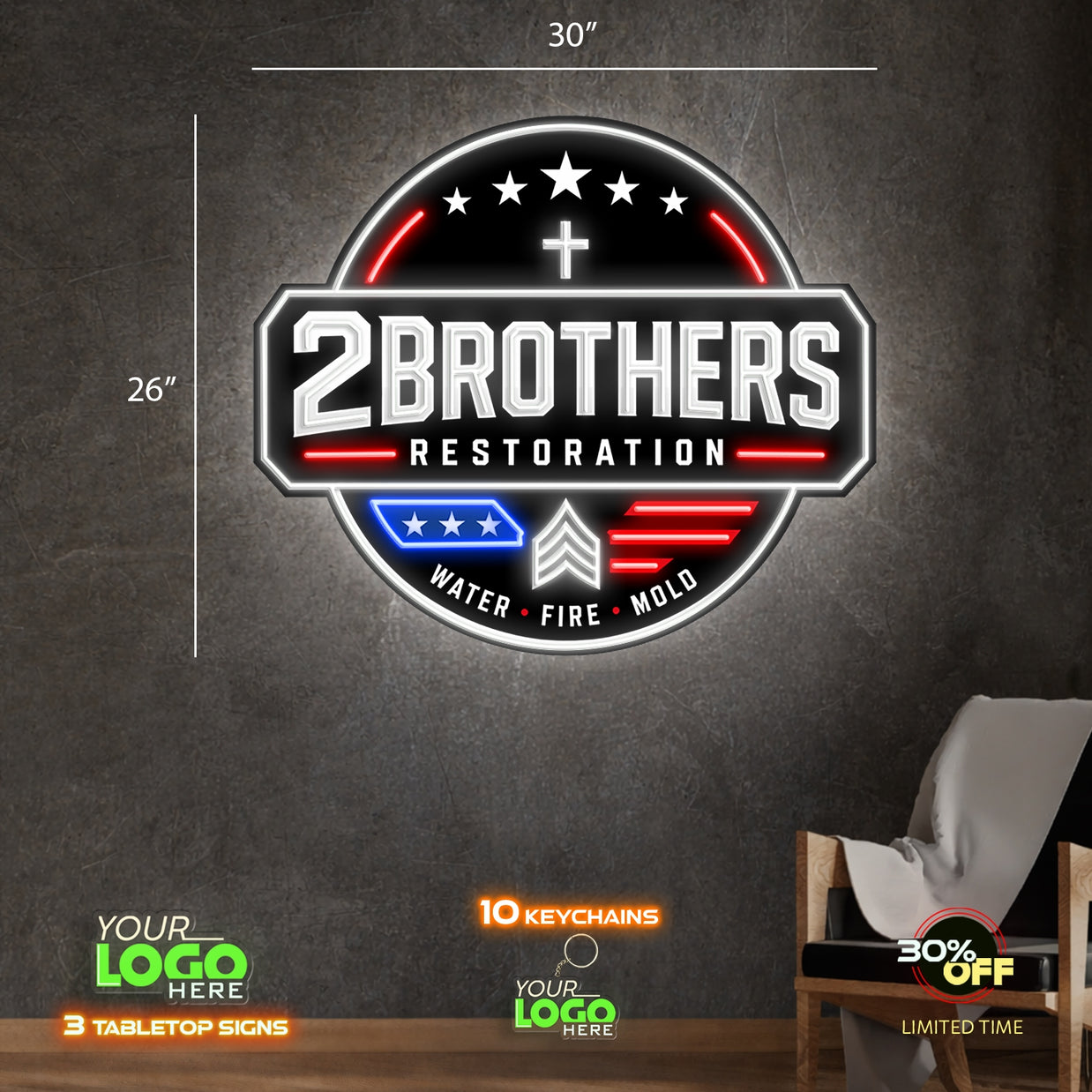2BROTHERS | LED NEON SIGN